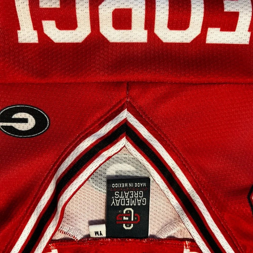 Georgia Bulldogs Red Jersey youth medium